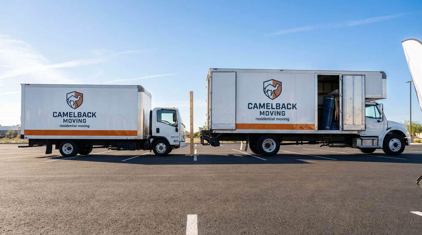 Moving truck size capacity guide in Norwood